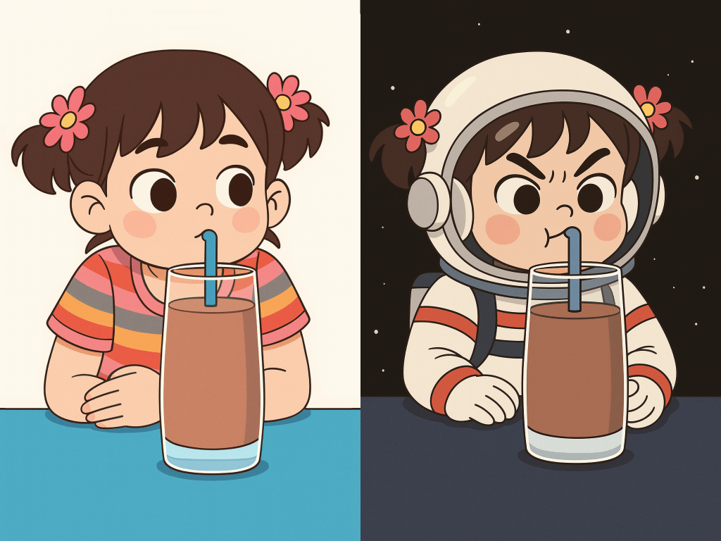 Straws and atmospheric pressure